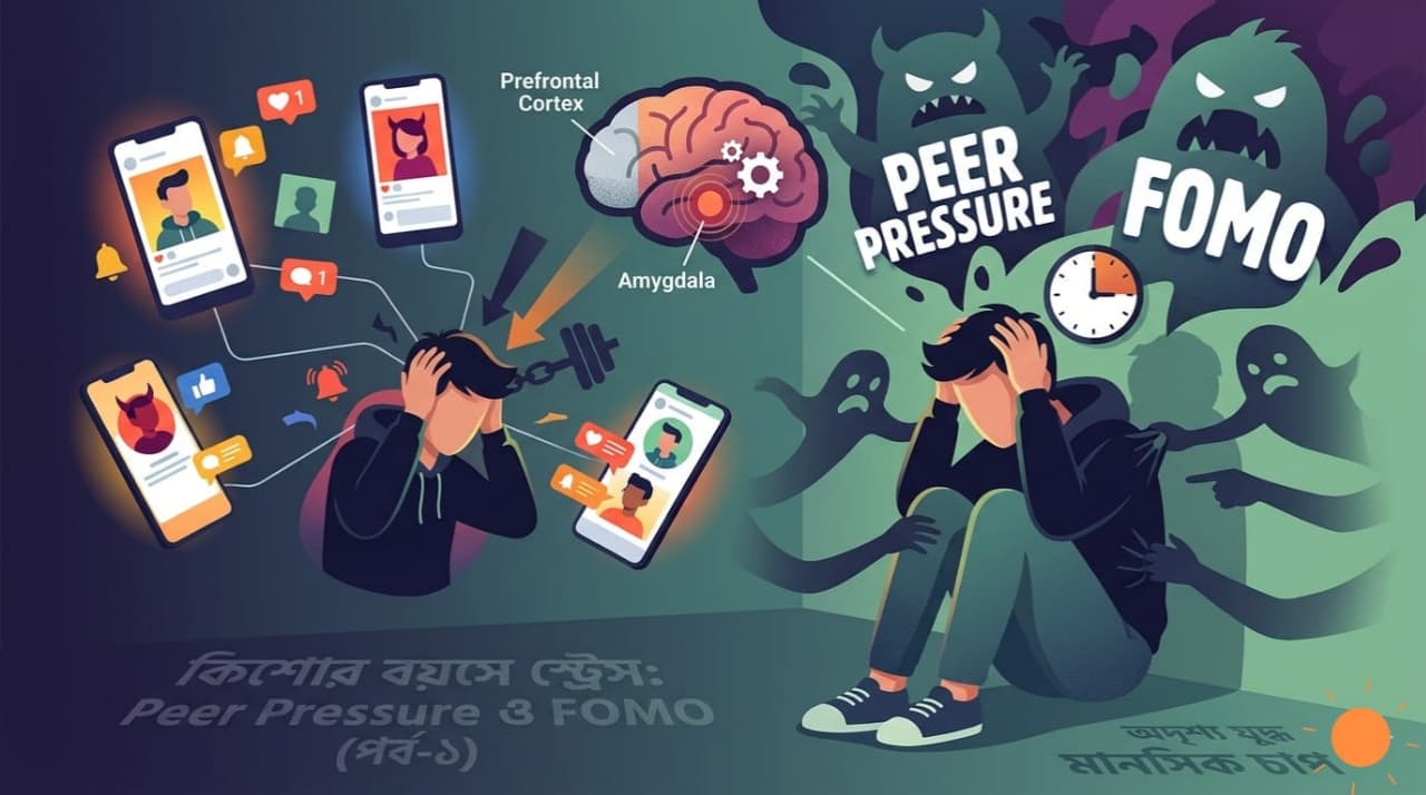 কিশোর বয়সে স্ট্রেস: Peer Pressure ও FOMO (পর্ব-১) শুরুতে একটি গল্প বলি